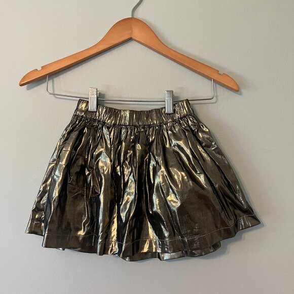 GAP Kids Metallic Pleated Skirt (XS/4/5) - Picture 1 of 2